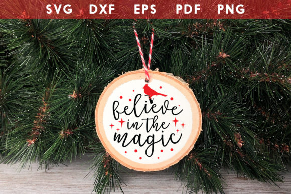 Review: Believe in the Magic Round Ornament SVG