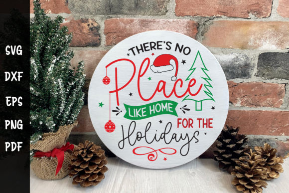Review: Christmas Round Sign SVG for Embroidery
