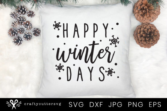 Review: Happy Winter Days Winter Quote for Embroidery
