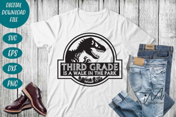 Review: Third Grade is a Walk in the Park SVG for Embroidery