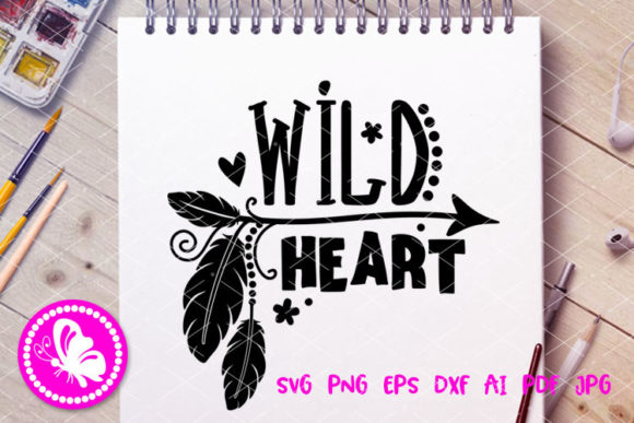 Review: Wild Heart Quote Hippie Arrow Feathers