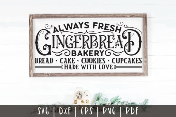 Reviewing the Always Fresh Gingerbread Bakery SVG