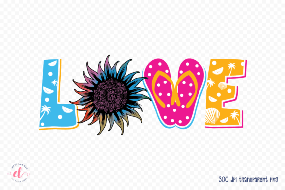Reviewing the Love, Summer Quote Sublimation Design for Embroidery